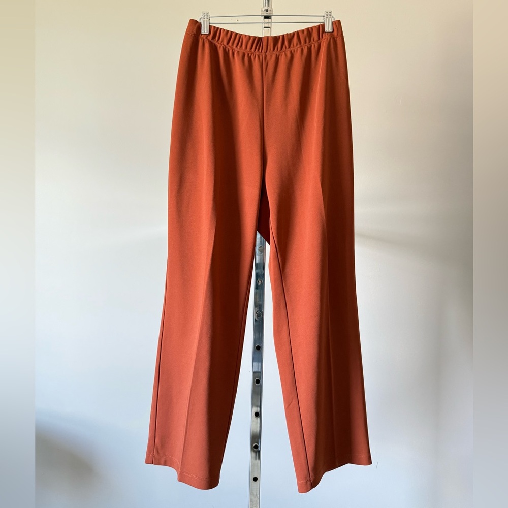 Susan Graver Milano Knit Petite Straight Leg Pull-on Pants
